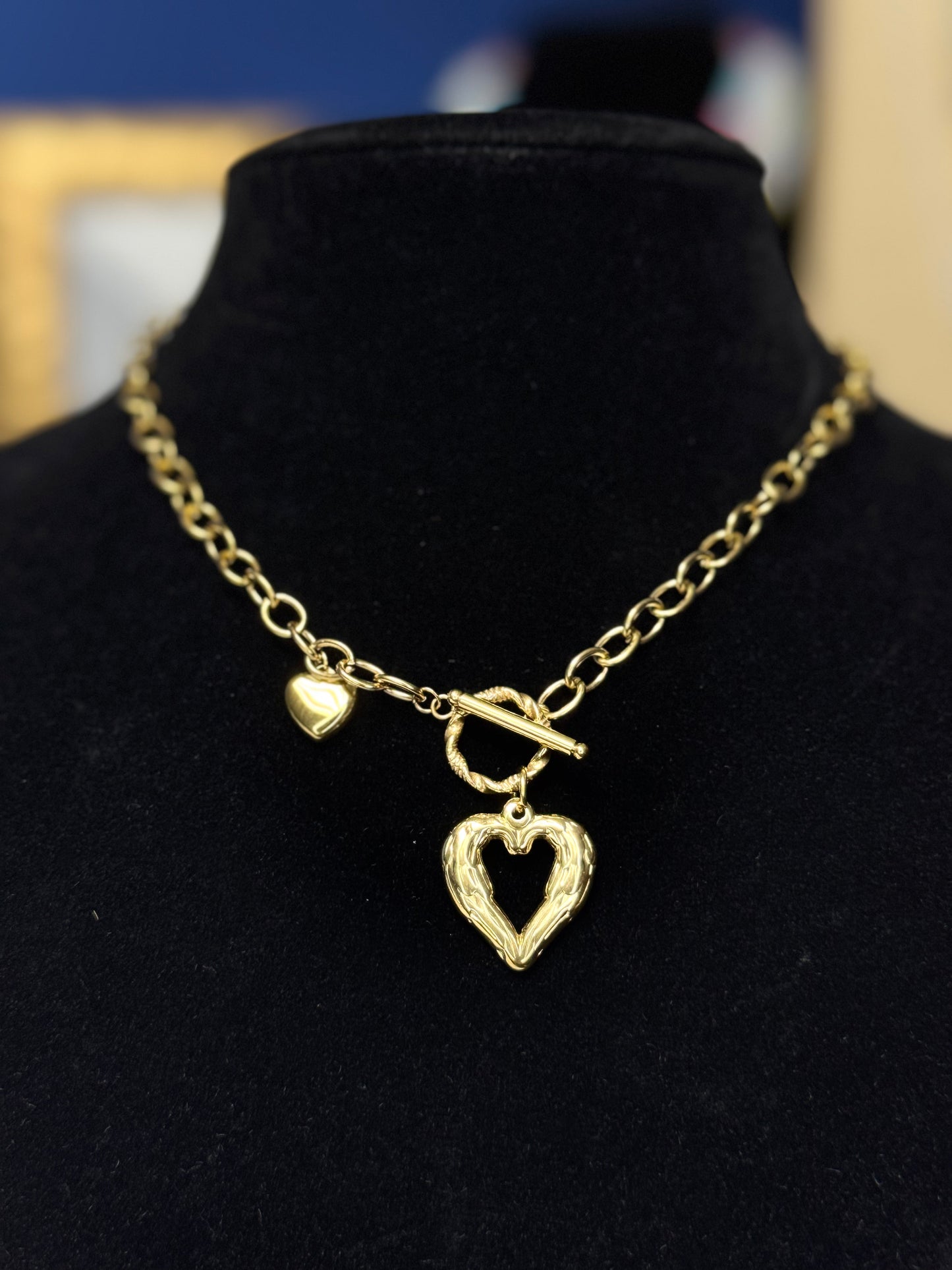 Collar two hearts 🧡
