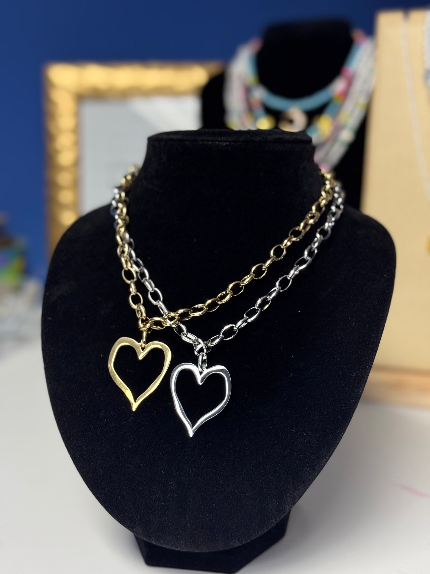 Collar Maxi corazón💛
