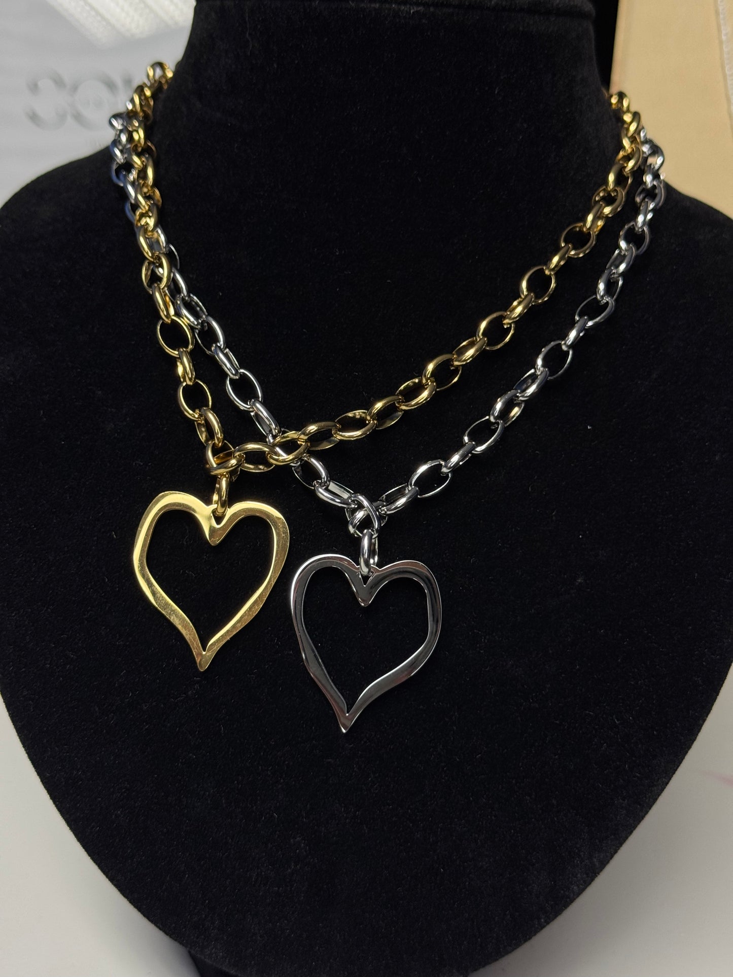 Collar Maxi corazón💛